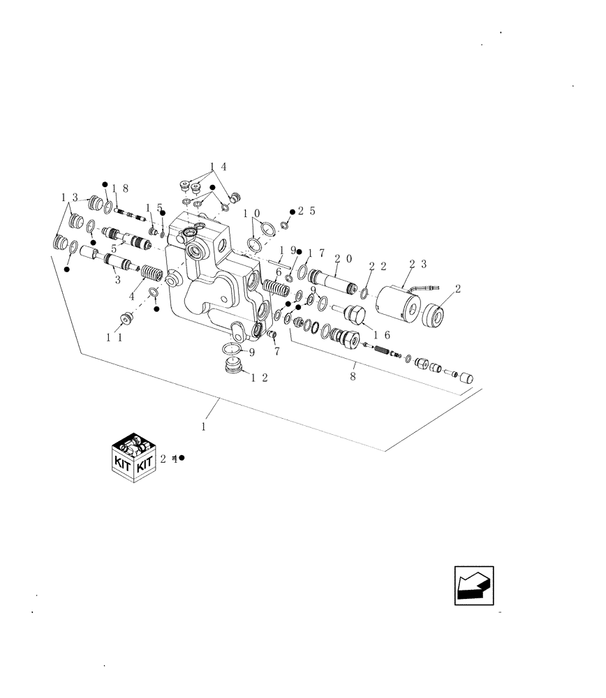 Схема запчастей Case IH 7010 - (35.910.01) - VALVE, REEL DRIVE (35) - HYDRAULIC SYSTEMS