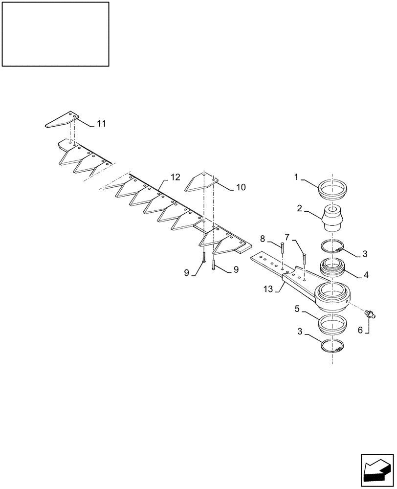 Схема запчастей Case IH 2040 - (18.84003218[01]) - DIA : UNDERSERRATED KNIFE (18) - ACCESSORIES