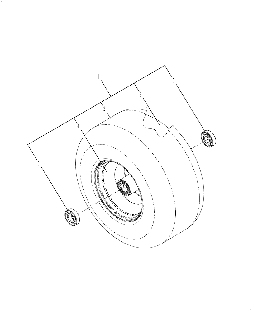 Схема запчастей Case IH 3016 - (60.220.12) - GUAGE WHEEL (60) - PRODUCT FEEDING