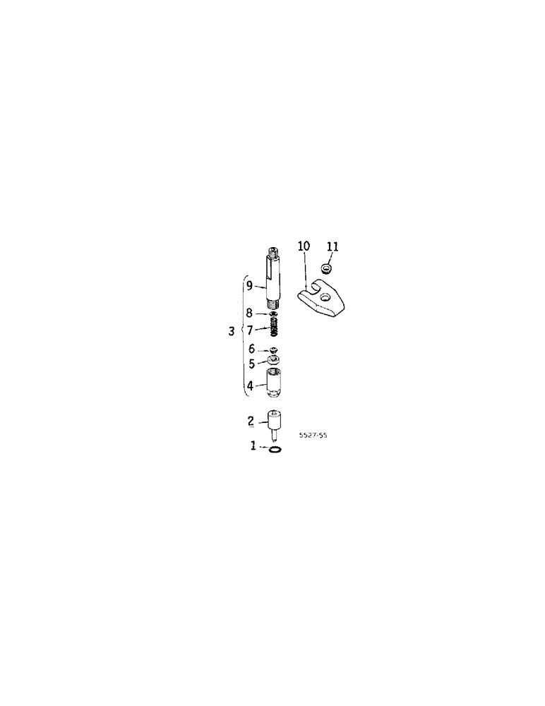 Схема запчастей Case IH 484 - (12-34) - POWER, INJECTION NOZZLE HOLDER AND NOZZLE Power