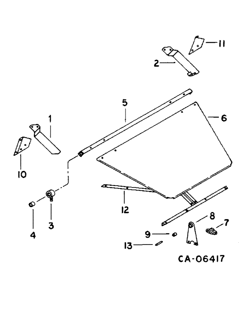 Схема запчастей Case IH 1460 - (14-09) - SUSPENSION, STEERING AXLE SHIELD, OSCIL., S/N 22001 AND ABOVE,STD FOR CORN AND RICE,OPTION FOR GRAIN Suspension