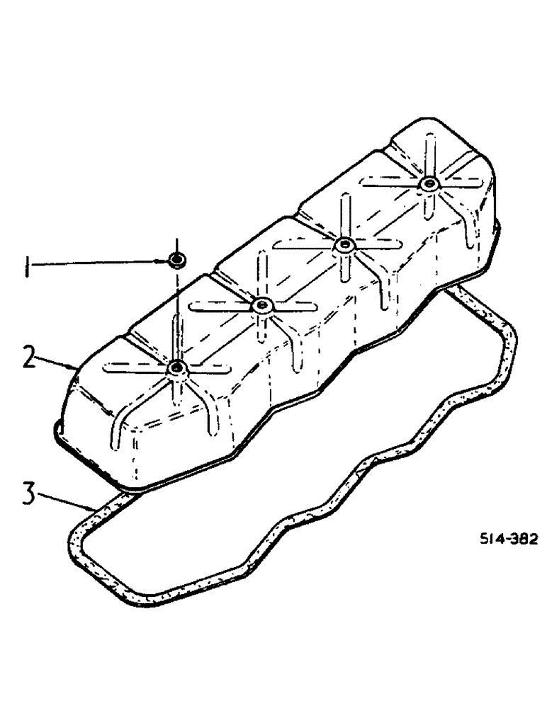 Схема запчастей Case IH 884 - (12-31) - VALVE HOUSING COVER, TRACTORS WITH SIDE COVER BREATHER Power