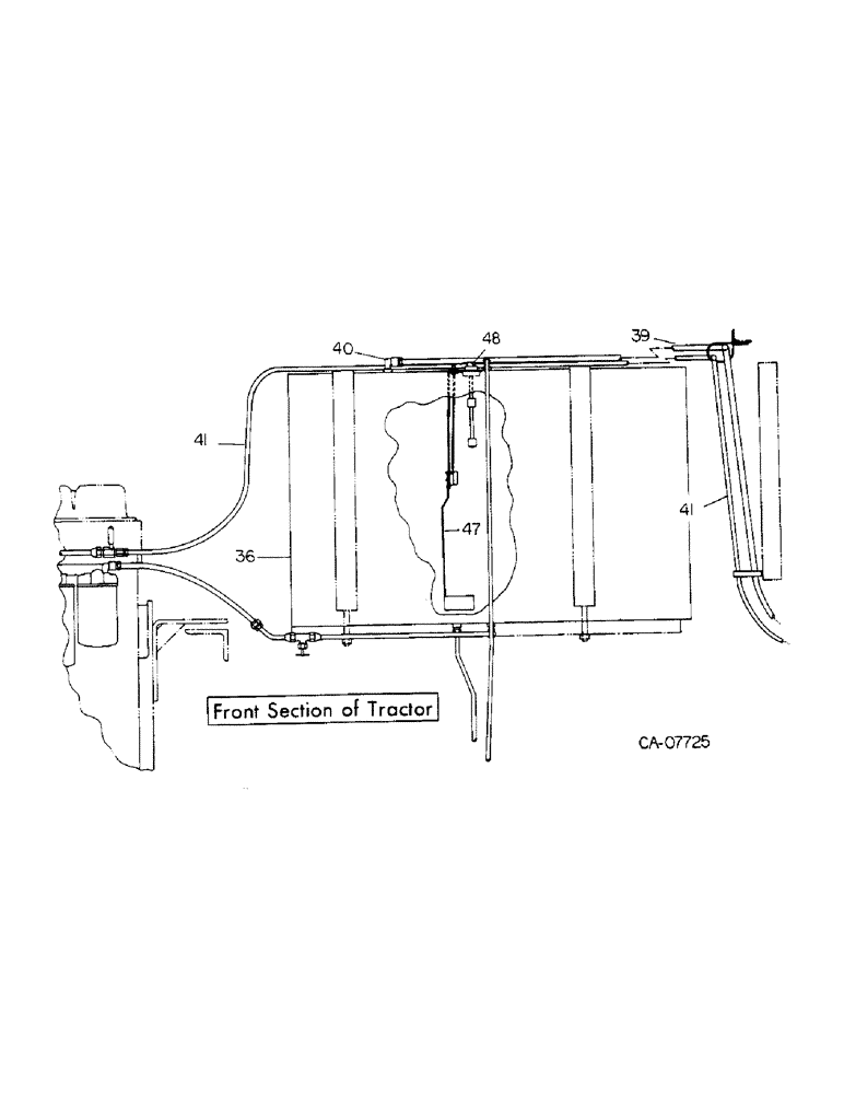 Схема запчастей Case IH 6788 - (12-06) - POWER, AUXILIARY FUEL TANK ATTACHMENT Power