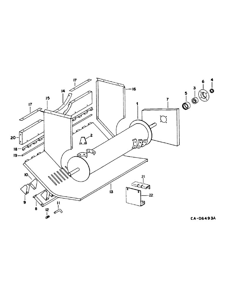 Схема запчастей Case IH 1482 - (20-15) - SEPARATOR, STRAW CHOPPER Separation