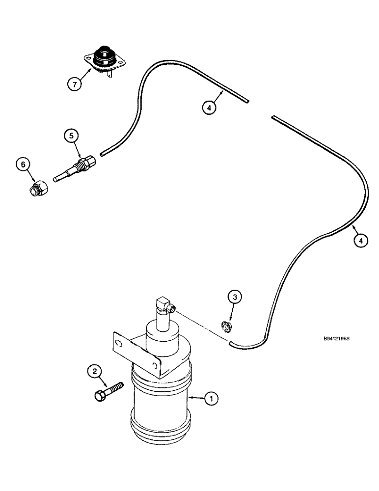 Схема запчастей Case IH 2188 - (2-18) - ETHER START (01) - ENGINE