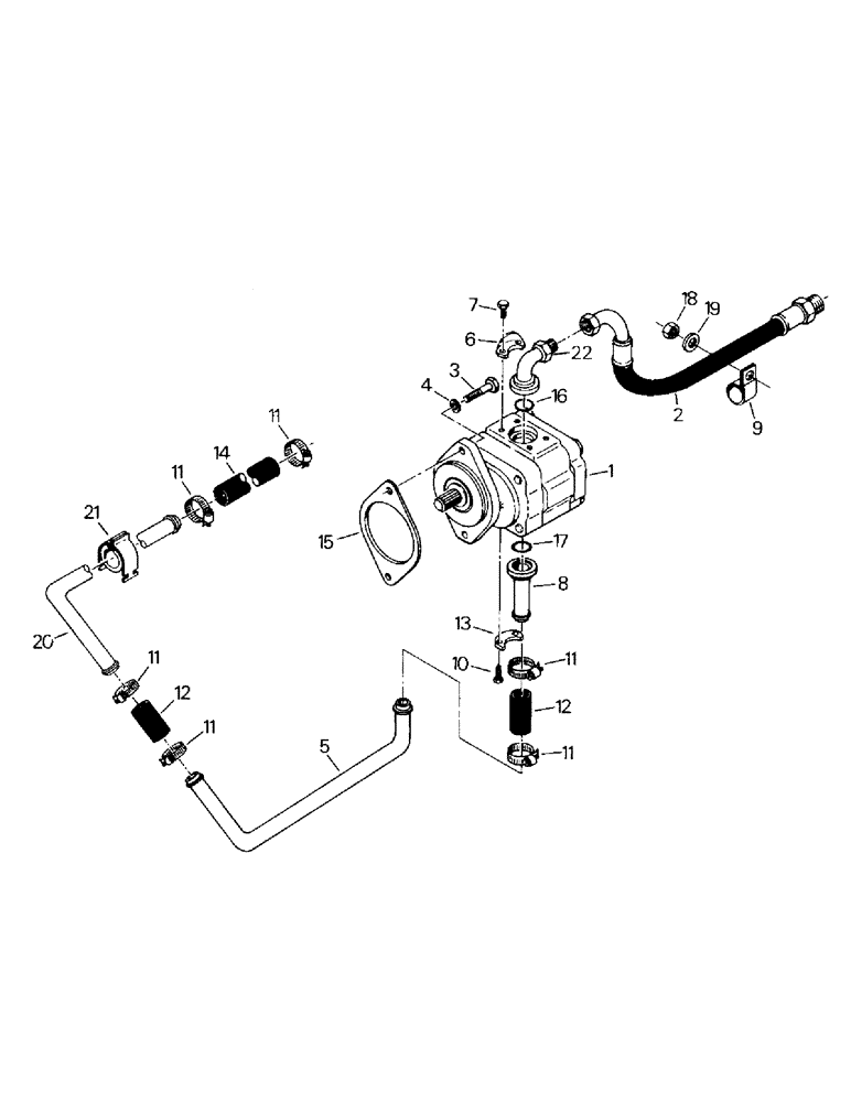 Схема запчастей Case IH CS-360 - (08-07) - HYDRAULIC PUMP & ATTACHING PARTS, CAT 3405 ENGINE (07) - HYDRAULICS