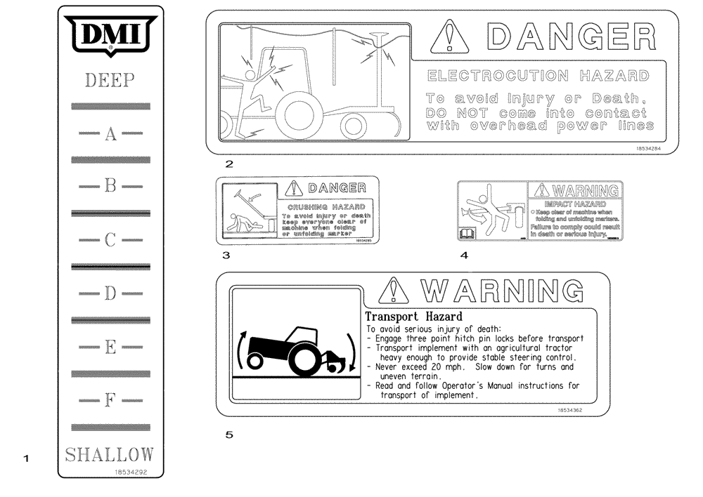 Схема запчастей Case IH 5310 - (90.108.03.02) - DECALS (09) - CHASSIS/ATTACHMENTS