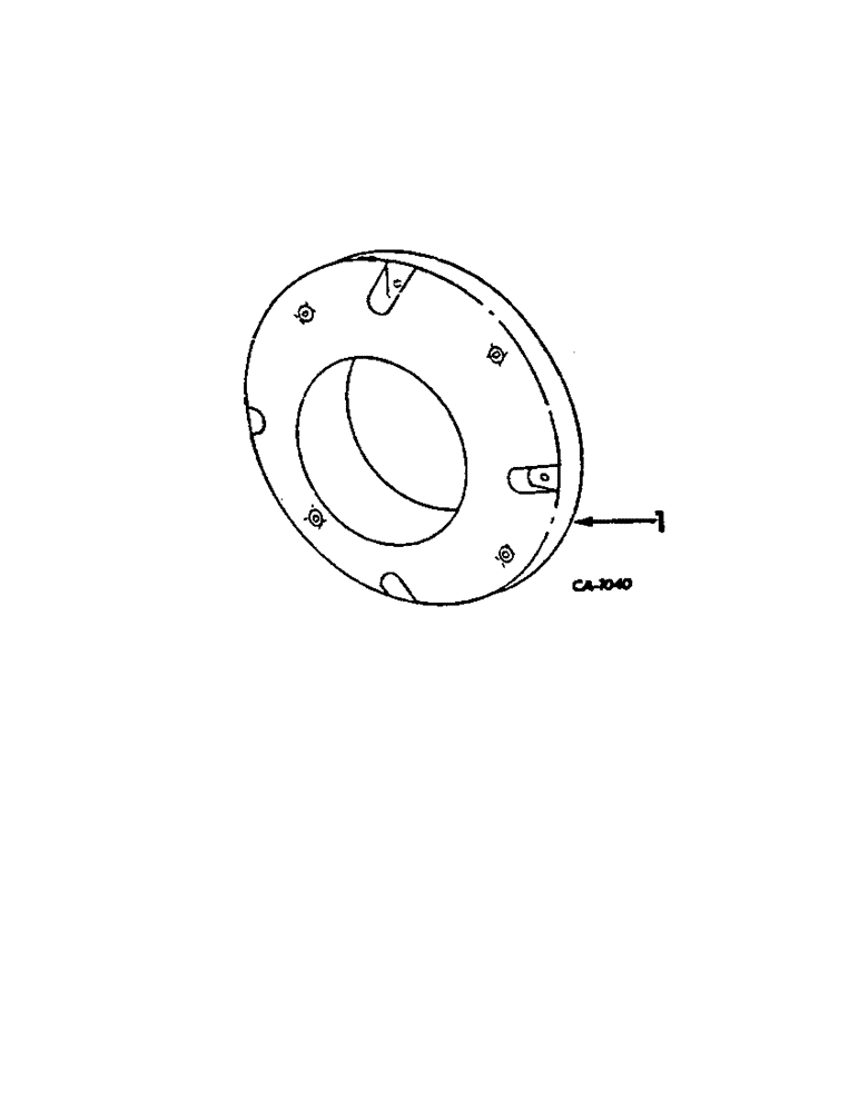 Схема запчастей Case IH 2500 - (02-02[A]) - REAR WHEEL WEIGHT Accessories & Attachments / Miscellaneous