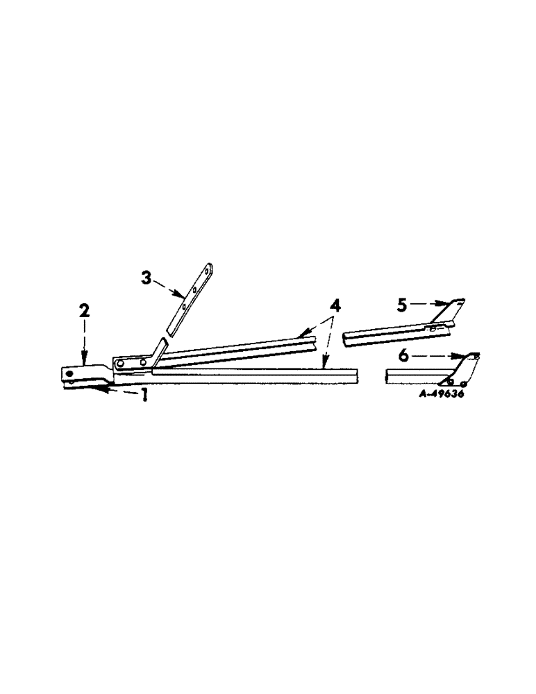 Схема запчастей Case IH 249 - (E-10[A]) - HITCH, NOS. 249 AND 250 PLANTERS 