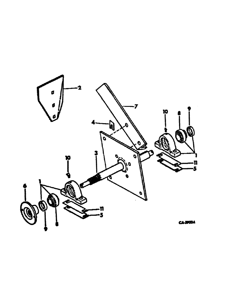 Схема запчастей Case IH 48 - (B-06) - ROTOR AND DRIVE, 48 BLOWERS 