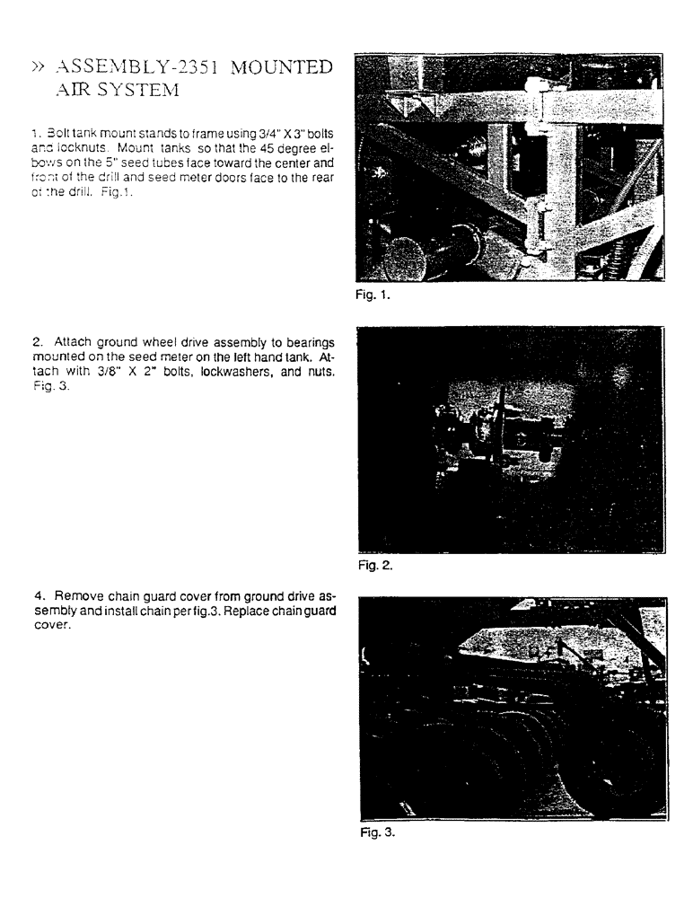 Схема запчастей Case IH 2351 - (11) - ASSEMBLY, 2351 MOUNTED AIR SYSTEM 