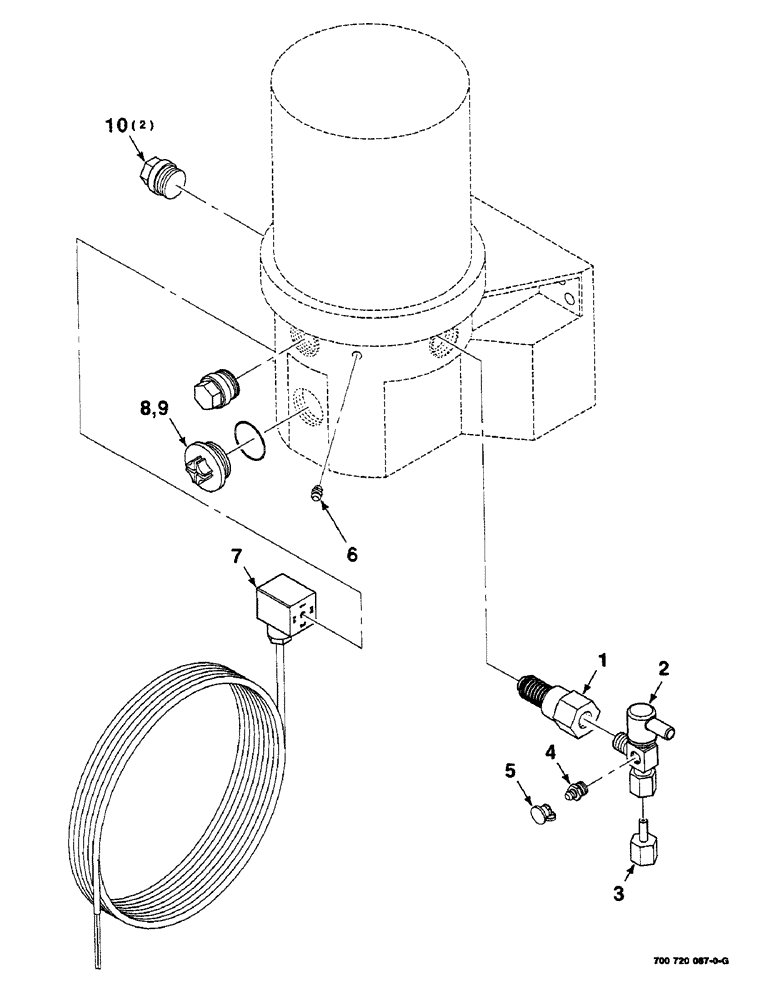 Схема запчастей Case IH 8585 - (6-48) - LUBE PUMP ASSEMBLY, 700720087 LUBE PUMP ASSEMBLY COMPLETE (14) - BALE CHAMBER