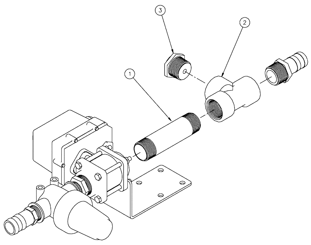 Схема запчастей Case IH SPX4410 - (11-006) - TEE VALVE GROUP, RIGHT BOOM, FENCE ROW Options