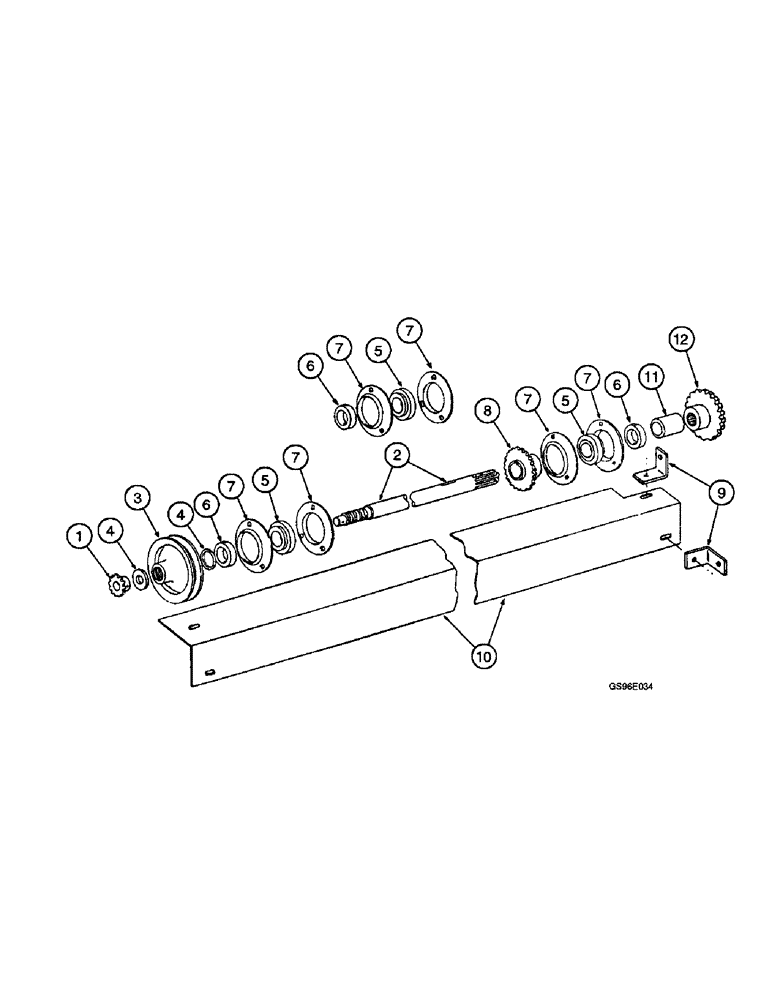 Схема запчастей Case IH INTERNATIONAL - (3-12) - HEADER DRIVE 12.5, 14.5, 16.5 AND 19.5 FOOT HEADERS, SERIAL NUMBER 2501 AND AFTER (03) - MAIN GEARBOX