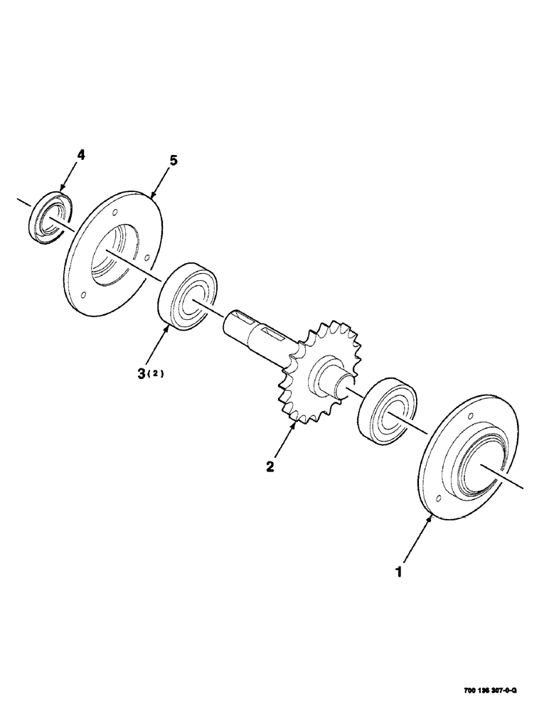 Схема запчастей Case IH SC414 - (2-20) - JACKSHAFT ASSEMBLY (UPPER) (09) - CHASSIS