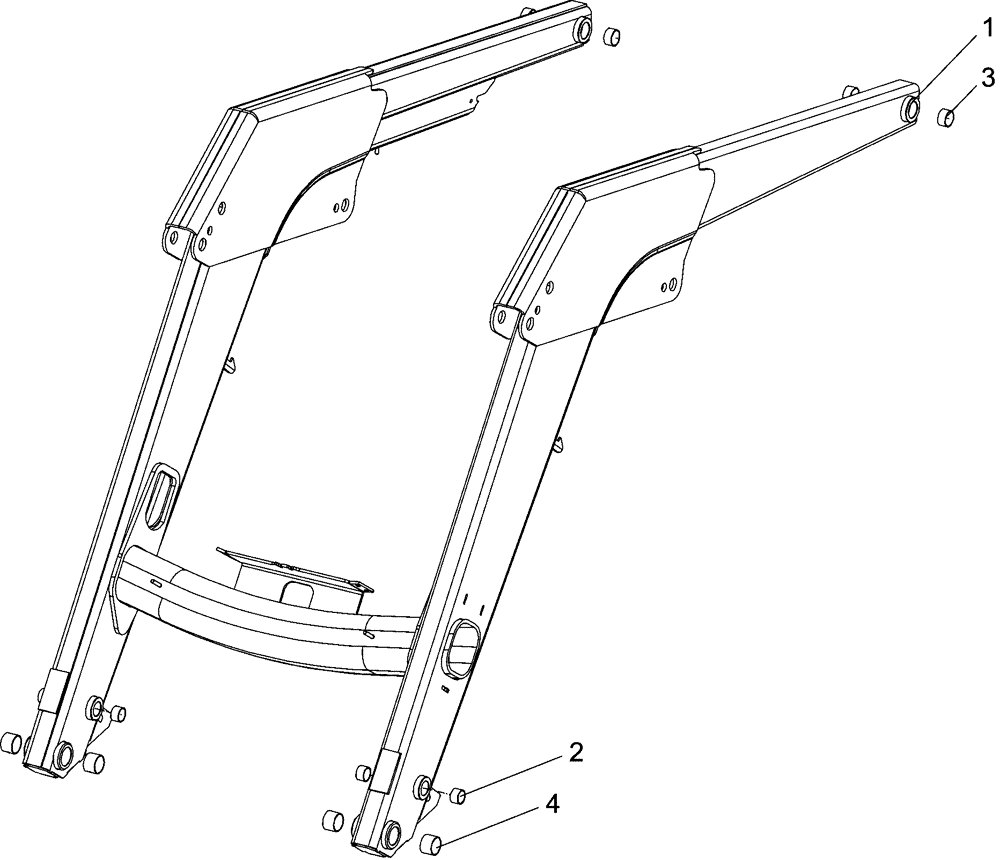 Схема запчастей Case IH LX720 - (82.100.AA[02]) - LOADER ARM BUSHING - 900 BEAM, NSL (82) - FRONT LOADER & BUCKET