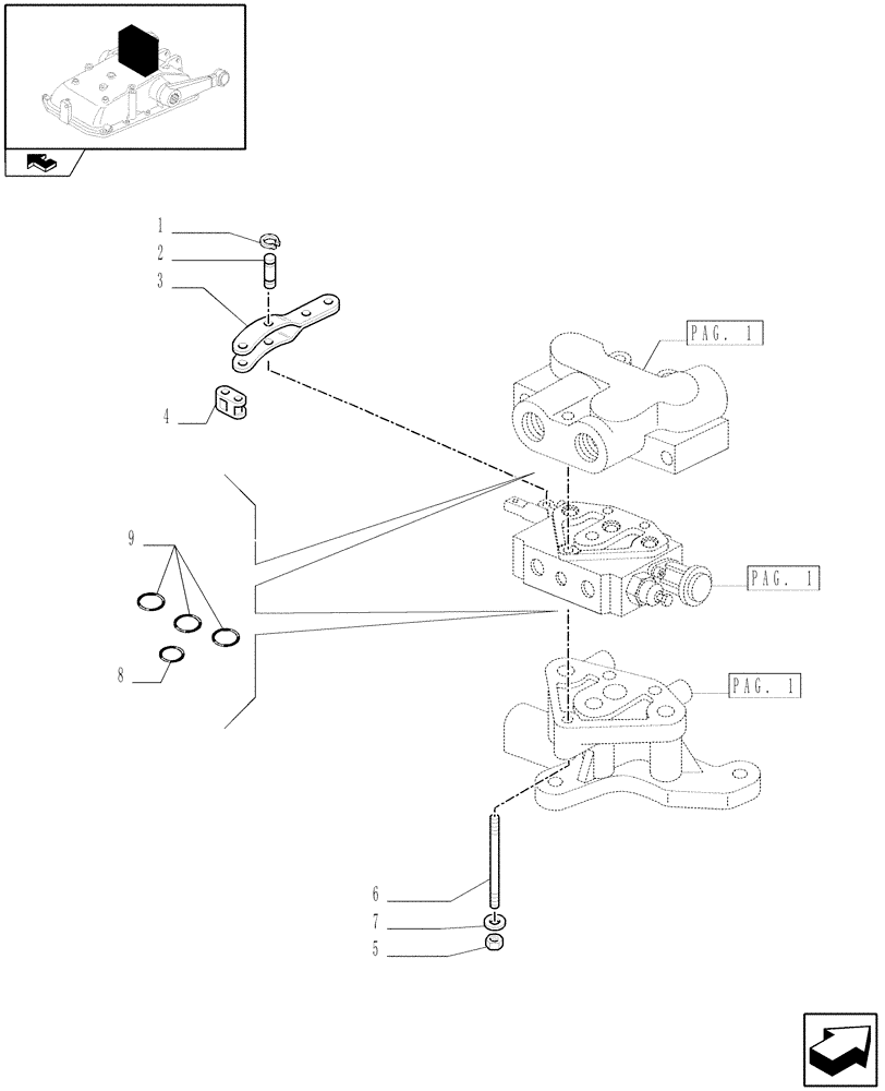 Схема запчастей Case IH FARMALL 65C - (1.82.7[02]) - RINGS (07) - HYDRAULIC SYSTEM