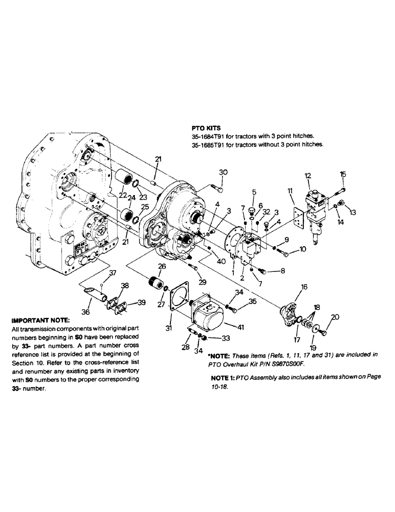 Схема запчастей Case IH STEIGER - (10-16) - PTO COMPONENTS Options & Miscellaneous