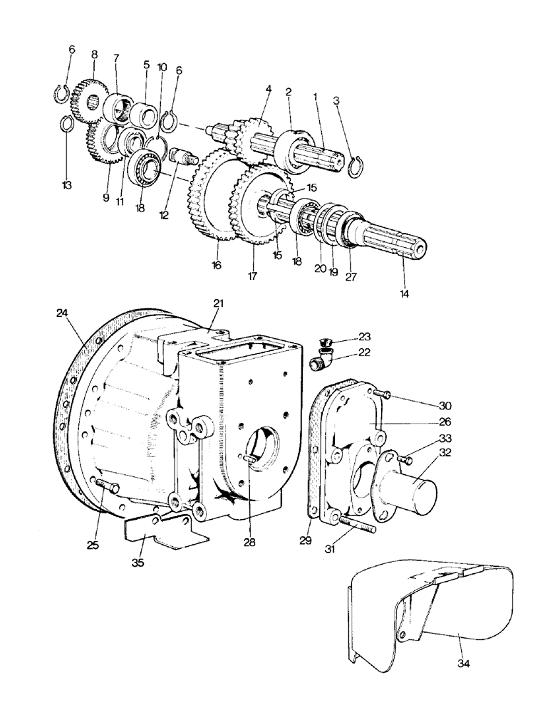 Схема запчастей Case IH 996 - (J02-1) - PTO AND BELT PULLEYS, POWER TAKE-OFF UNIT Auxiliary Drive Units