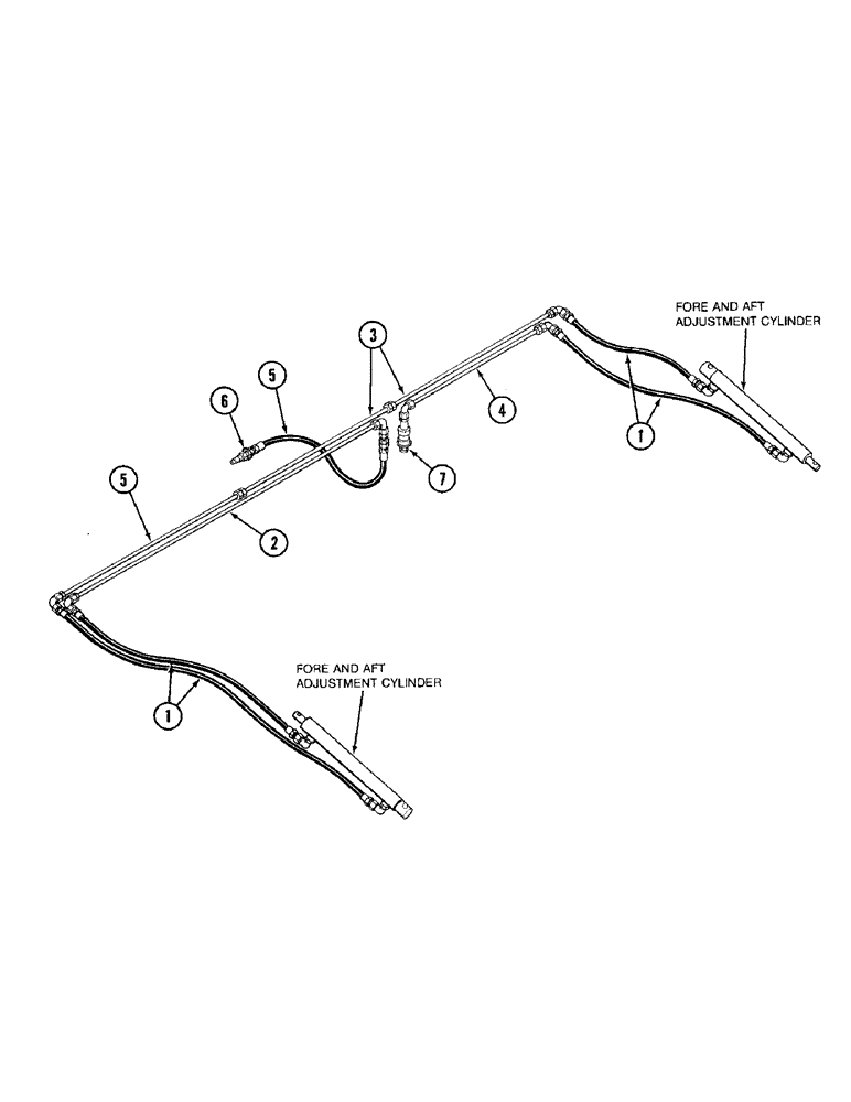 Схема запчастей Case IH 1020 - (1-12) - PICTORIAL INDEX, REEL FORE AND AFT ADJUSTMENT HYDRAULIC SYSTEM (00) - PICTORIAL INDEX