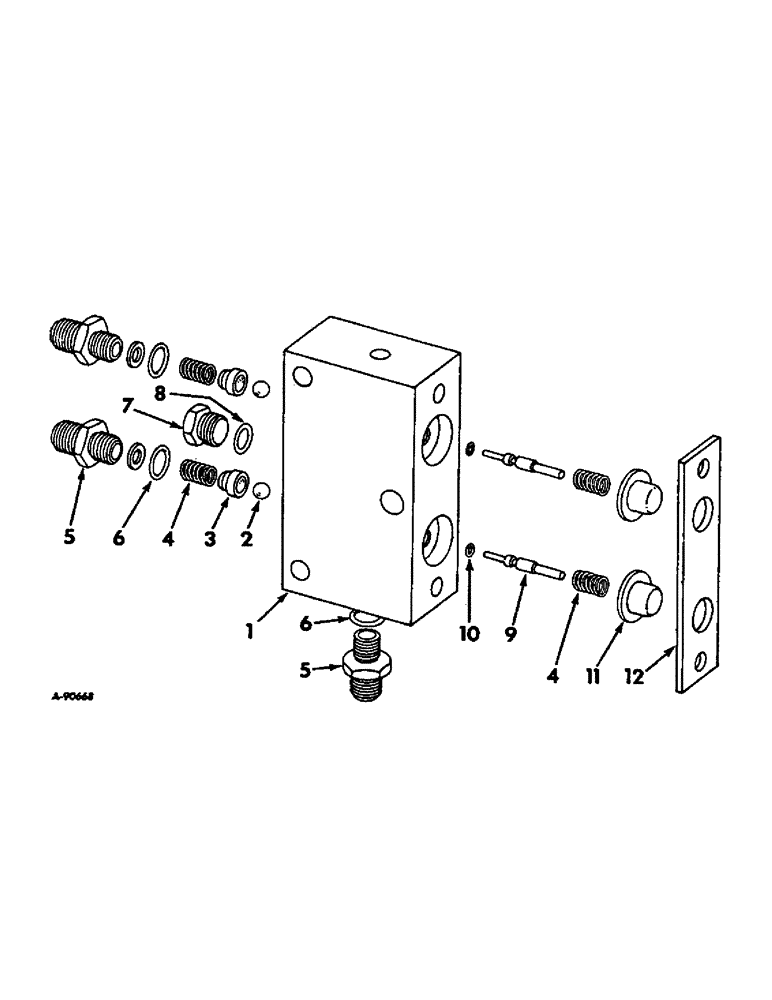 Схема запчастей Case IH 21026 - (10-14) - HYDRAULICS, HYDRAULIC SEAT VALVE (07) - HYDRAULICS