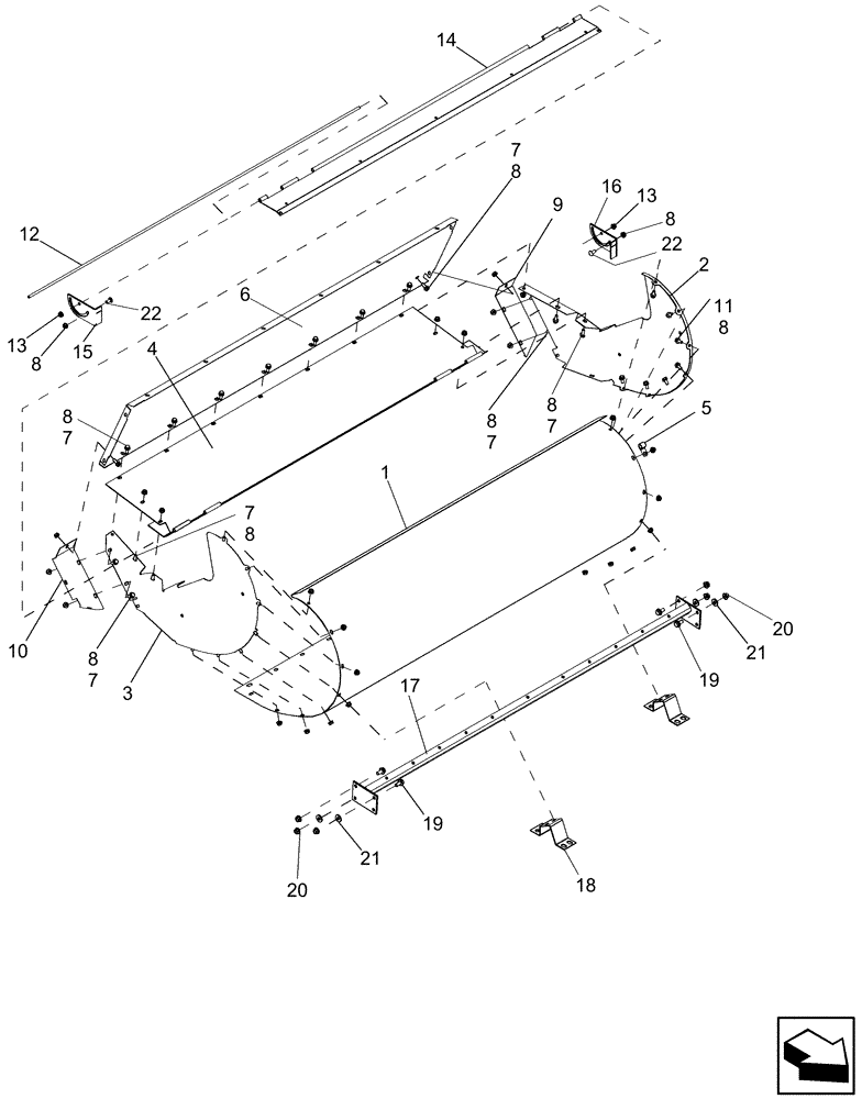 Схема запчастей Case IH 5130 - (74.130.02) - CLEANING FAN - HOUSING (74) - CLEANING