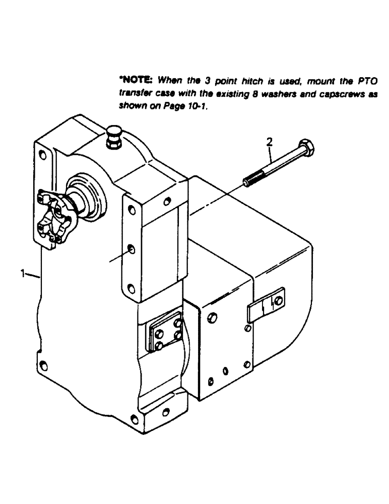 Схема запчастей Case IH 9130 - (10-21) - PTO TRANSFER CASE AND MOUNTING Options & Miscellaneous