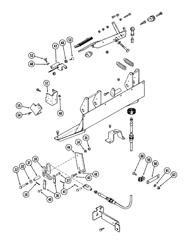 Схема запчастей Case IH 2394 - (6-024) - INCHING PEDAL (CONTINUED) (06) - POWER TRAIN