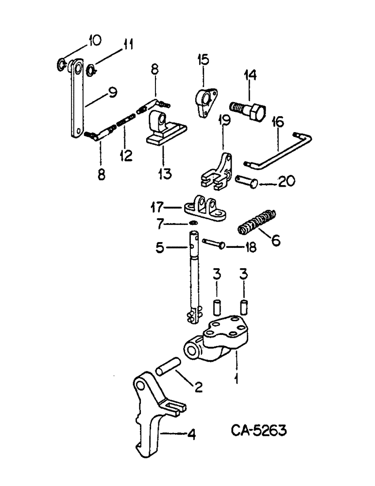 Схема запчастей Case IH 3788 - (07-40) - DRIVE TRAIN, PARK LOCK BRAKE, RANGE TRANSMISSION (04) - Drive Train