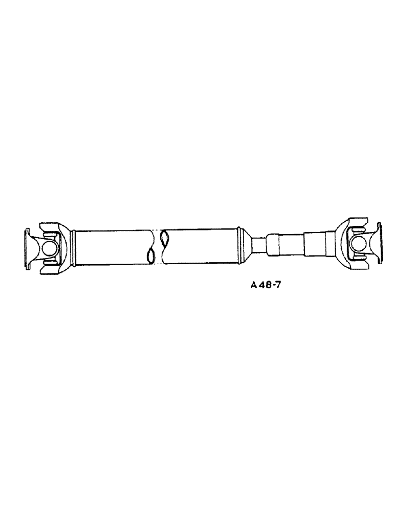 Схема запчастей Case IH 444 - (7-8) - PROPELLER SHAFT (06) - POWER TRAIN