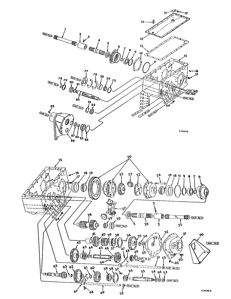 Схема запчастей Case IH 315 - (B-04) - POWER TRAIN, AXLE, TRANSMISSION (03) - POWER TRAIN