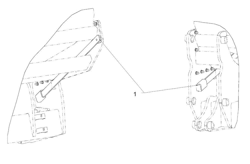 Схема запчастей Case IH 1240 - (75.200.02) - ROW UNIT HANDLE LOCKUP (75) - SOIL PREPARATION