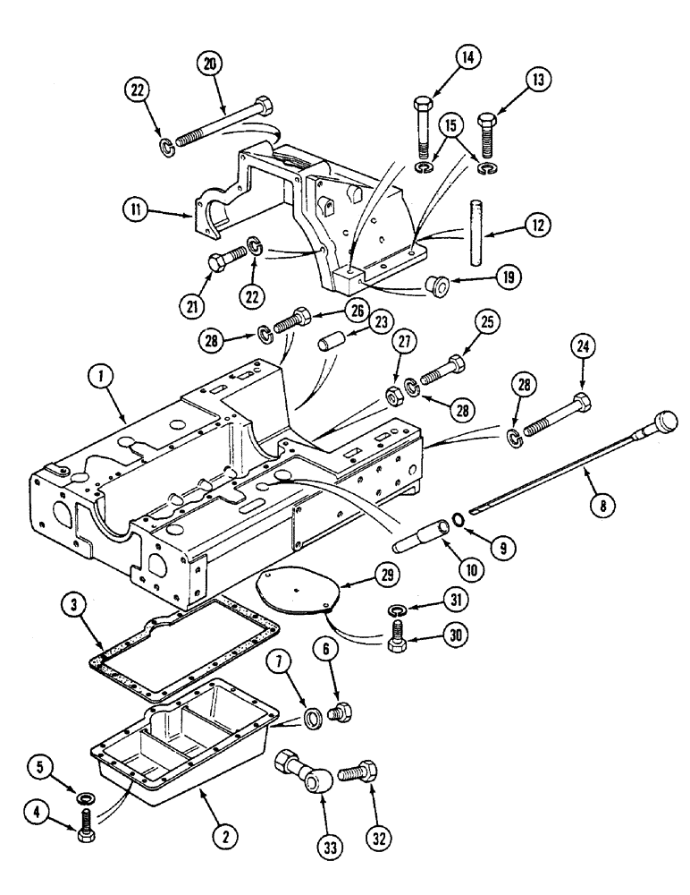 Схема запчастей Case IH 1294 - (9-282) - FRONT MAIN FRAME AND COVERS (09) - CHASSIS/ATTACHMENTS