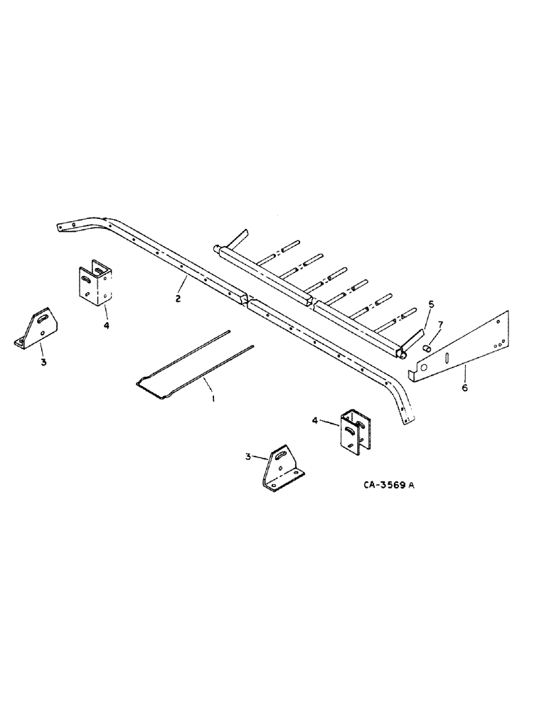 Схема запчастей Case IH 914 - (33-24) - FEEDER AND HEADER, WINDROW PICKUP, WIND DEFLECTOR (13) - FEEDER