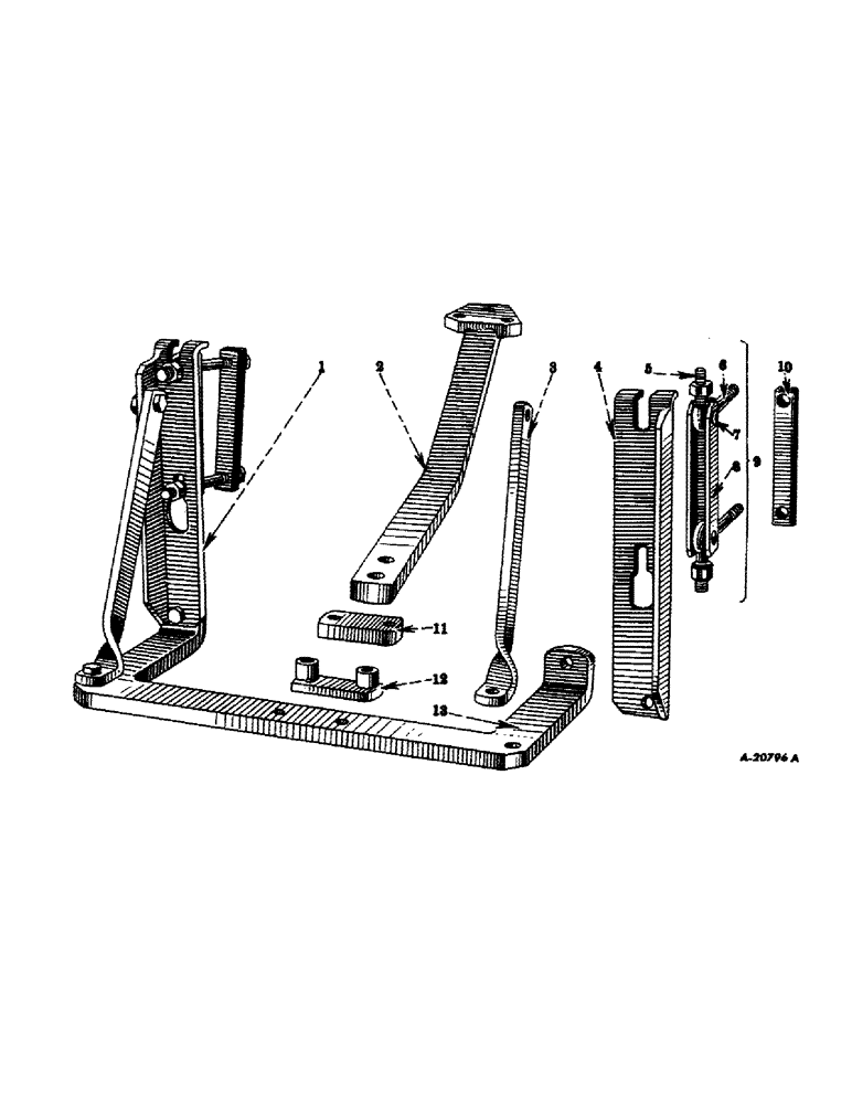 Схема запчастей Case IH 450-SERIES - (421) - ATTACHMENTS, QUICK-ATTACHABLE, HIGH-HITCH, HEAVY-DUTY DRAWBAR, SPECIAL, FOR ALL HI-CLEAR TRACTORS Attachments