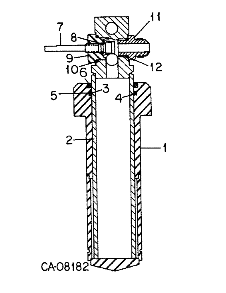 Схема запчастей Case IH 1486 - (10-43) - HYDRAULIC, HYDRAULIC CYLINDER AND HYDRAULIC SEAT ATTACHMENT (07) - HYDRAULICS