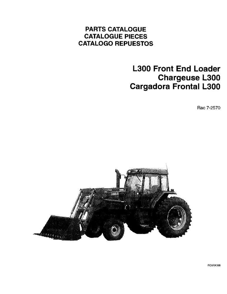 Схема запчастей Case IH L300 - (00A) - PARTS CATALOGUE (00) - PICTORIAL INDEX