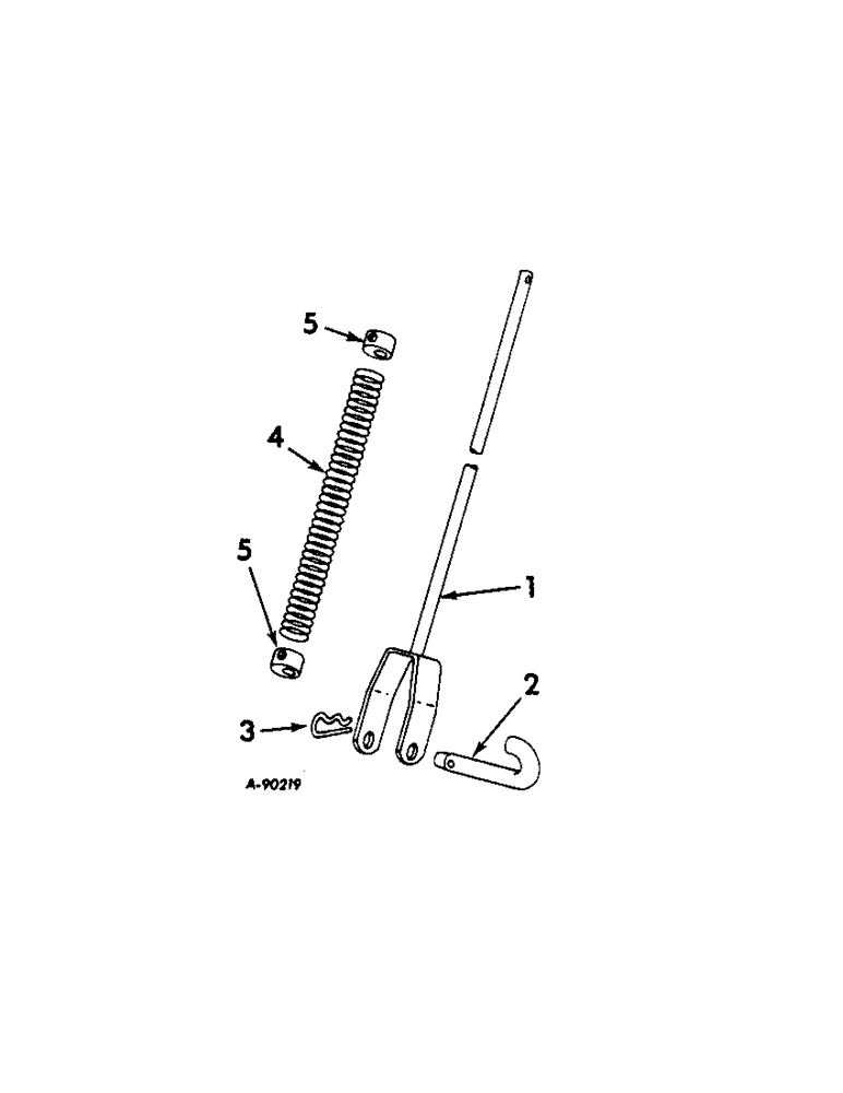 Схема запчастей Case IH 54-SERIES - (W-15[A]) - LIFT RODS 