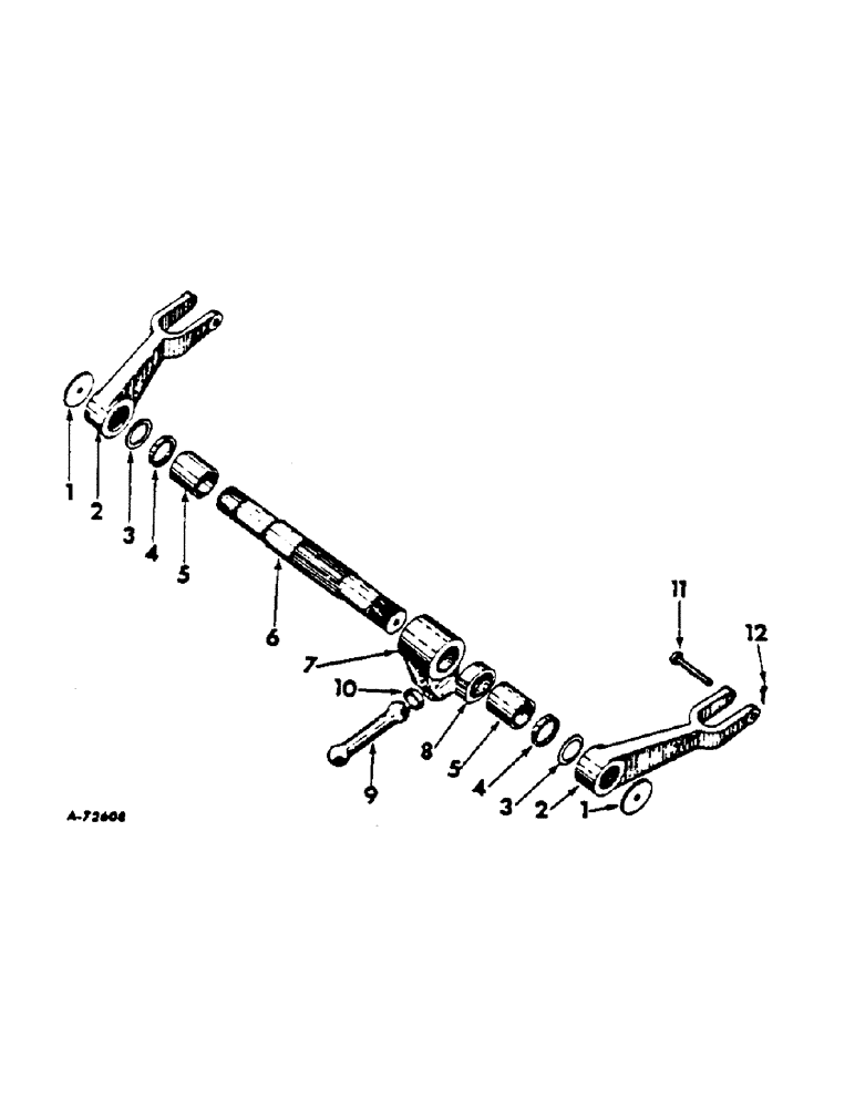 Схема запчастей Case IH 2444 - (F-11) - HYDRAULICS SYSTEM, LIFT ARMS AND ROCKSHAFT (07) - HYDRAULIC SYSTEM