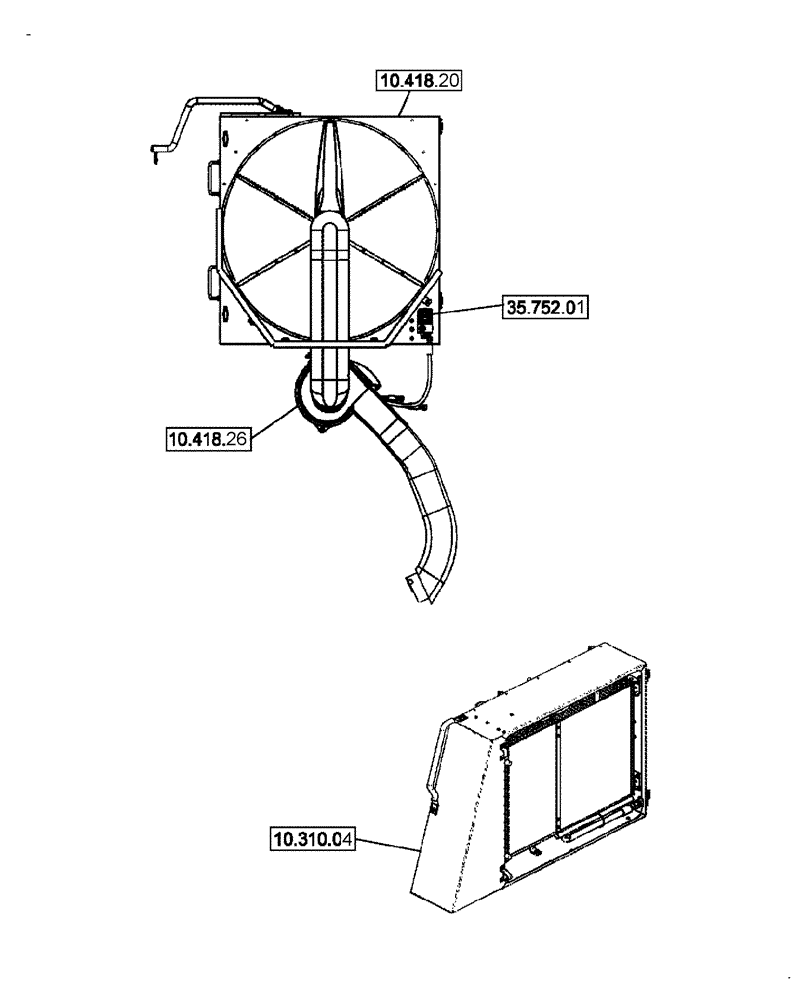Схема запчастей Case IH 2577 - (00.000.10[02]) - PICTORIAL INDEX - ENGINE - ROTARY SCREEN (00) - GENERAL & PICTORIAL INDEX