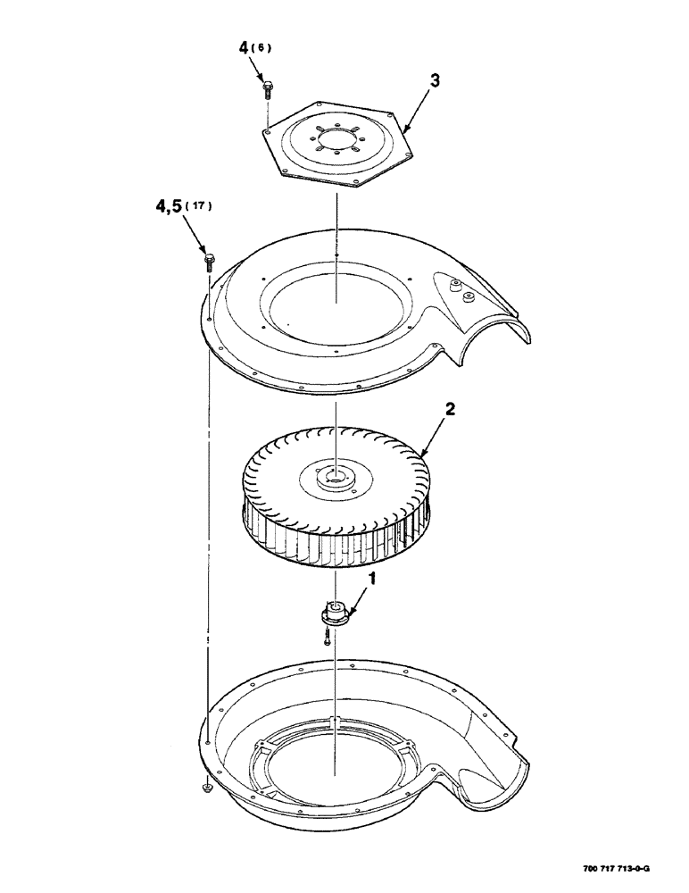 Схема запчастей Case IH 8585 - (9-08) - BLOWER ASSEMBLY 