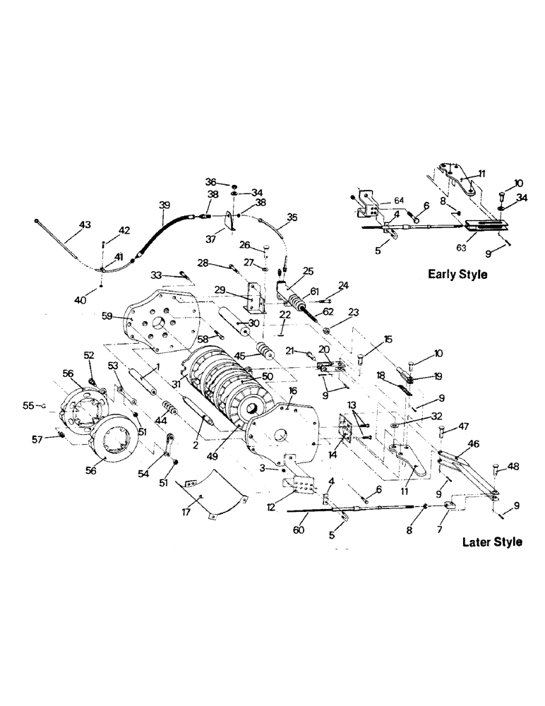 Схема запчастей Case IH STEIGER - (05-06) - TWO SPEED BRAKE ASSEMBLY AND MOUNTING (5.1) - BRAKES