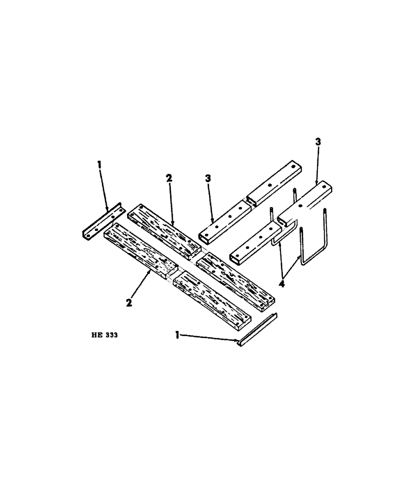 Схема запчастей Case IH 300 - (10-31) - FOOTBOARD ATTACHMENT 