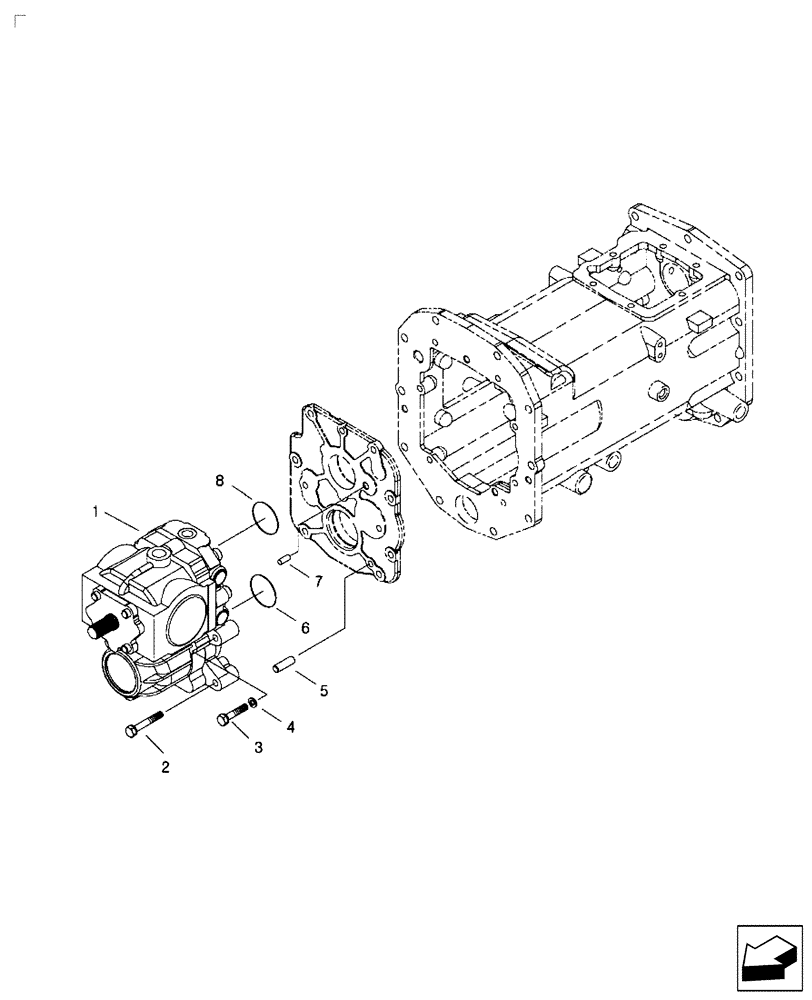 Схема запчастей Case IH FARMALL 35B - (29.200.01[01]) - HST (29) - HYDROSTATIC DRIVE