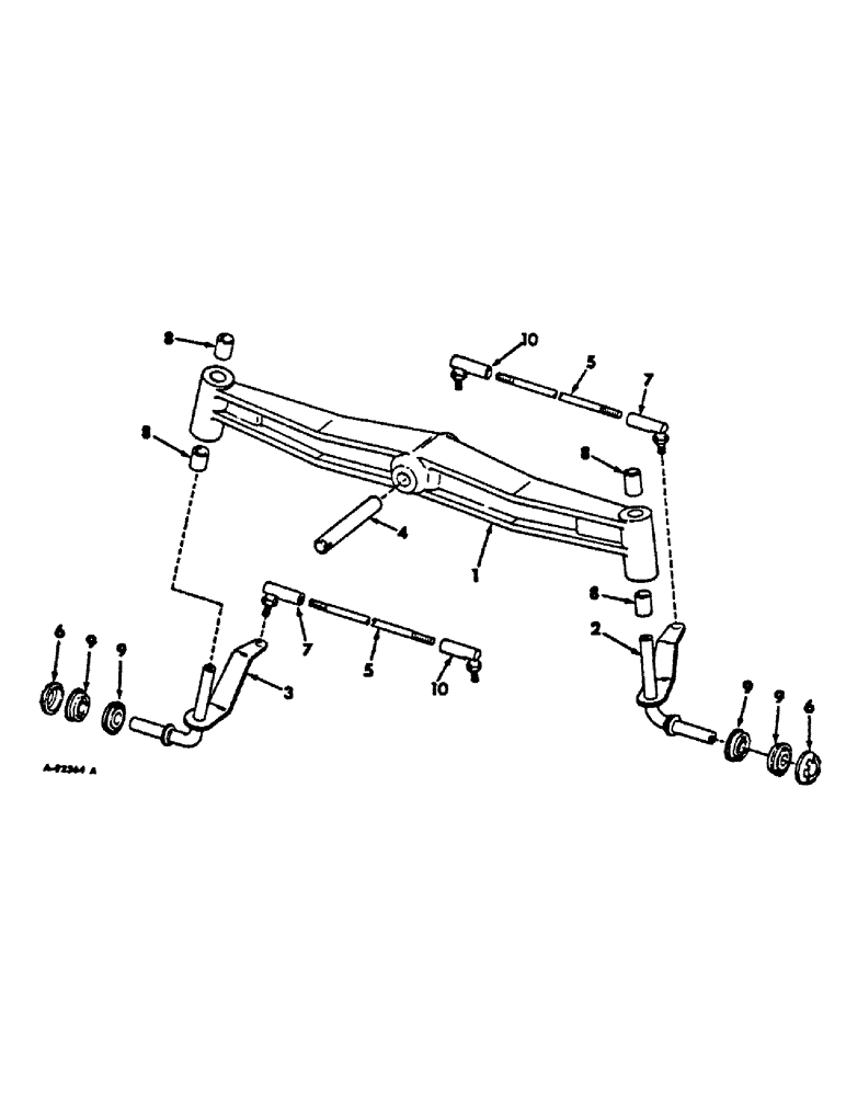 Схема запчастей Case IH 185 - (05-01) - STEERING, FRONT AXLE AND CONNECTIONS (04) - STEERING