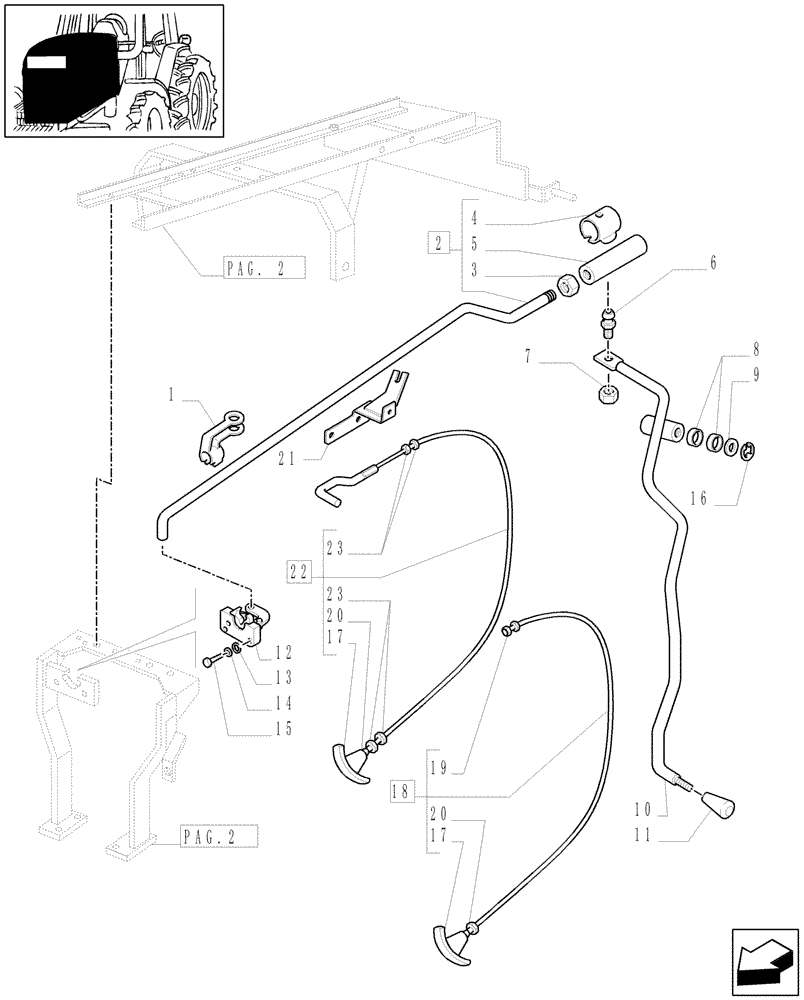 Схема запчастей Case IH MXM175 - (1.83.0/01[03]) - HOOD, RELEASE MECHANISM (08) - SHEET METAL