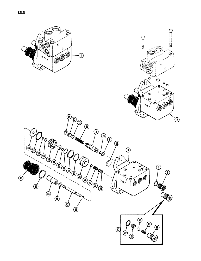 Схема запчастей Case IH 1170 - (122) - POWER BRAKE VALVE (07) - BRAKES