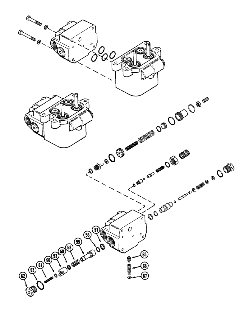 Схема запчастей Case IH 2090 - (7-332) - G103198 POWER BRAKE VALVE (CONTD) (07) - BRAKES