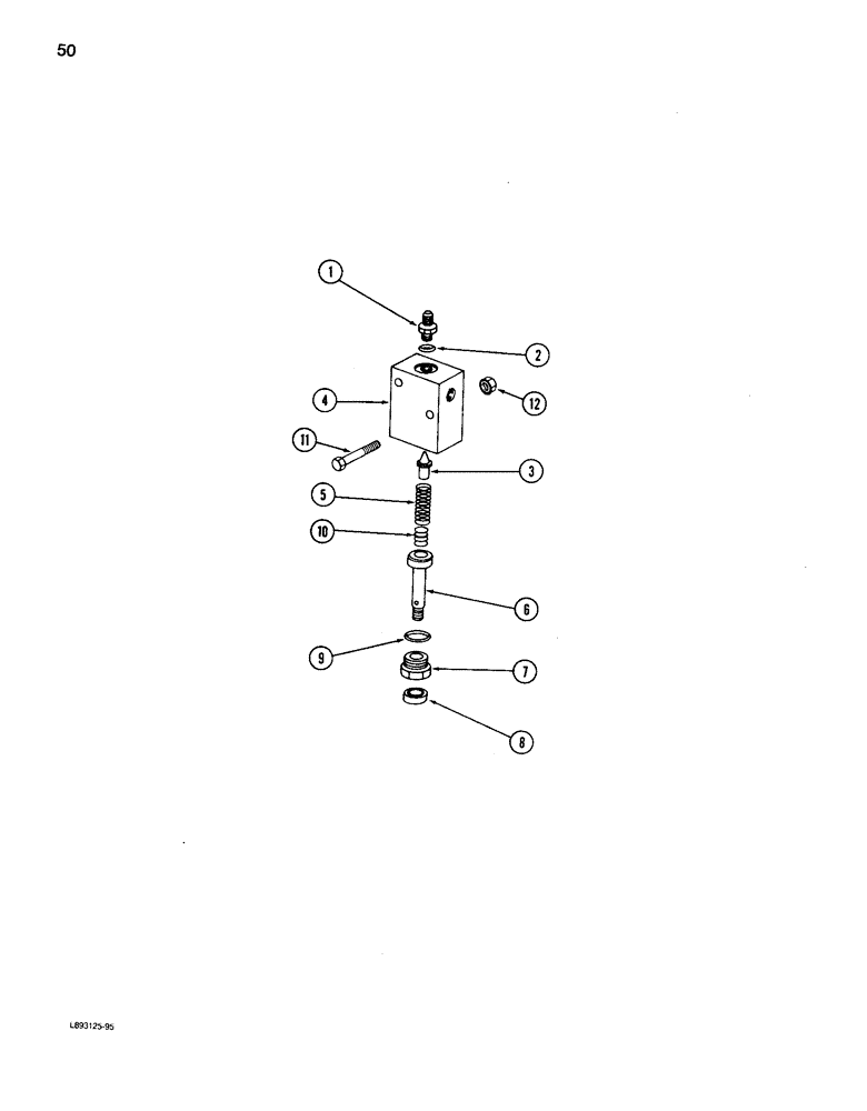 Схема запчастей Case IH 1680 - (050) - FOOT-N-INCH VALVE ASSEMBLY (29) - HYDROSTATIC DRIVE