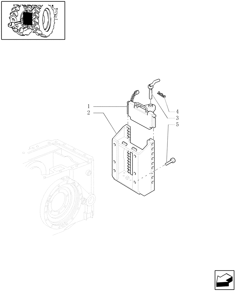 Схема запчастей Case IH MXU110 - (1.89.5/03) - (VAR.928) SLIDING HITCH WITHOUT DRAWBAR (09) - IMPLEMENT LIFT